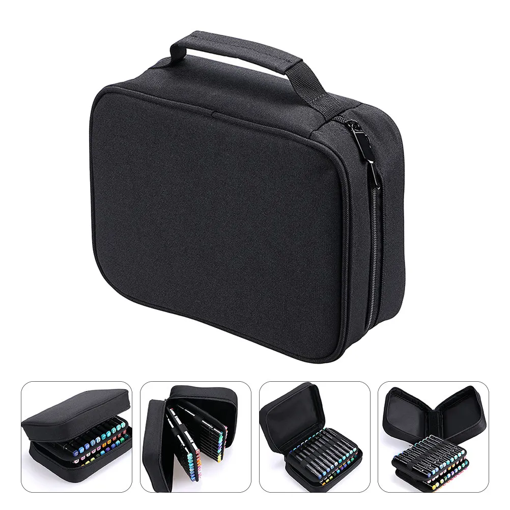 1Pcs Heavy Duty Oxford Cloth Marker Organizer Bag Portable Handle Design Smooth Access 40 Marker Carrying
1Pcs Heavy Duty Oxford Cloth Marker Organizer Bag Portable Handle Design Smooth Access 40 Marker Carrying