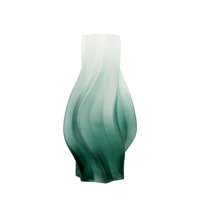 CX light luxury new frosted glass vase home decoration living room dining table flower arrangement
CX light luxury new frosted glass vase home decoration living room dining table flower arrangement
