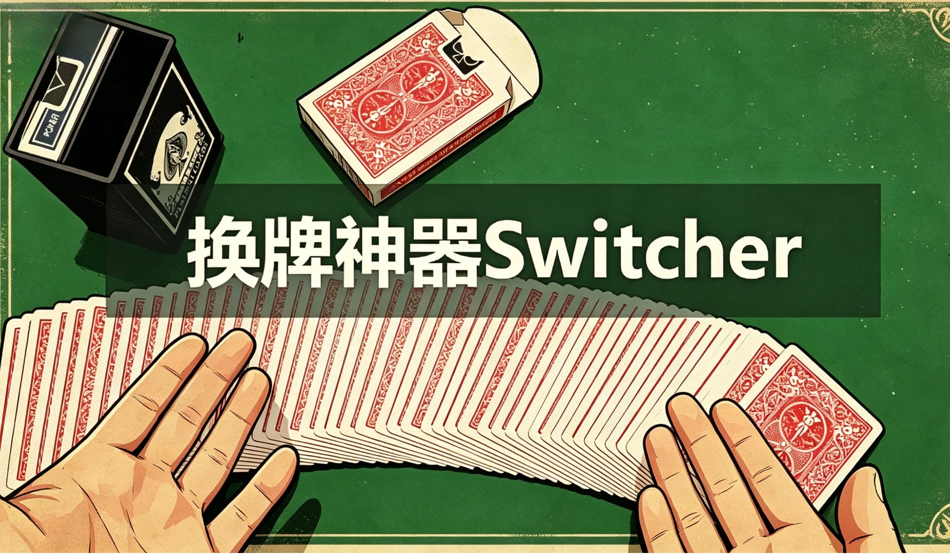 Switcher Automatic Deck Switcher Magic Tricks Professional Card Deck Holder Secret Exchange Gimmick Close-up Street Magic Prop
Switcher Automatic Deck Switcher Magic Tricks Professional Card Deck Holder Secret Exchange Gimmick Close-up Street Magic Prop