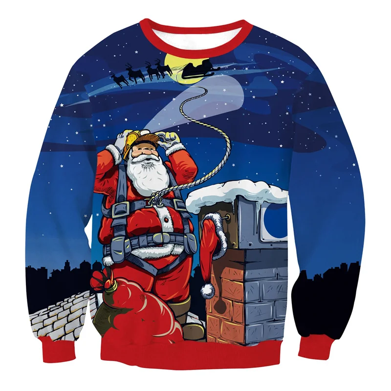 3D Printed Jesus Santa Claus Elk Sweatshirt For Men Christmas Tree Pattern Pullovers Casual O-Neck Long Sleeve Unisex Hoodies
3D Printed Jesus Santa Claus Elk Sweatshirt For Men Christmas Tree Pattern Pullovers Casual O-Neck Long Sleeve Unisex Hoodies