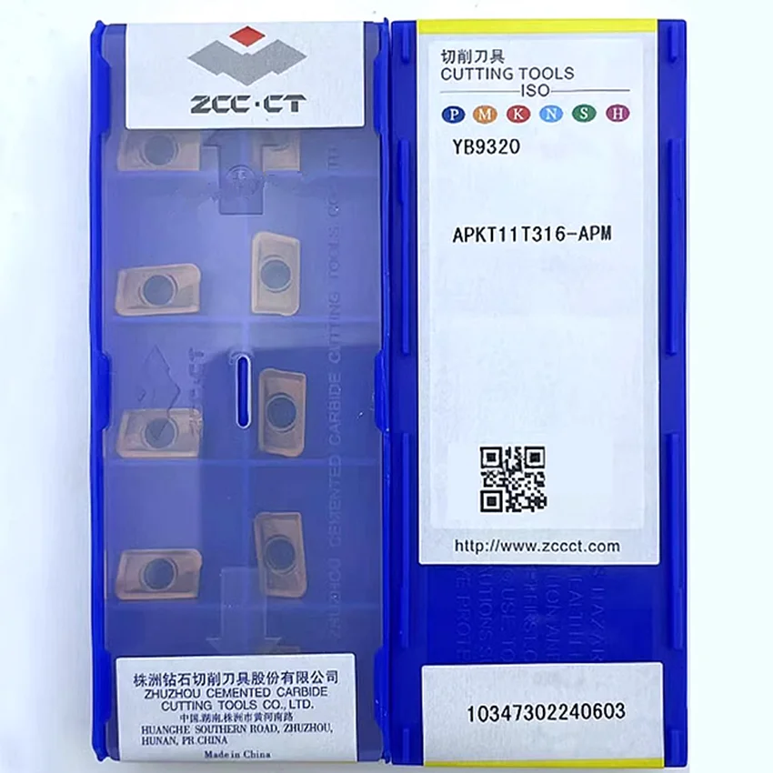 APKT11T316-APM YB9320/APKT11T320-APM YB9320 ZCC.CT CNC carbide inserts Milling inserts For Steel, Stainless steel 10pcs/box
APKT11T316-APM YB9320/APKT11T320-APM YB9320 ZCC.CT CNC carbide inserts Milling inserts For Steel, Stainless steel 10pcs/box