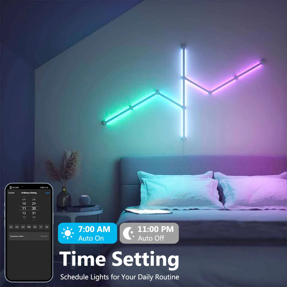 Умные Wi-Fi LED-панели для декора стен (6/9 шт.) с дистанционным управлением, музыкальным ритмом и RGBIC-подсветкой для ТВ, вечеринок и игровых комнат, DIY-светильники для создания атмосферы
Умные Wi-Fi LED-панели для декора стен (6/9 шт.) с дистанционным управлением, музыкальным ритмом и RGBIC-подсветкой для ТВ, вечеринок и игровых комнат, DIY-светильники для создания атмосферы