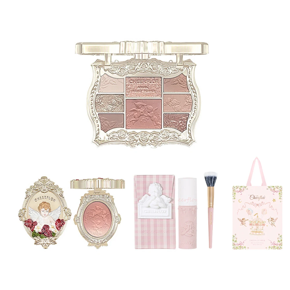 Палитра теней для век CHEERFLOR Angel Revelation, высокопигментированные телесные синие тона, блестящий мерцающий макияж, подарочный набор для девочек
Палитра теней для век CHEERFLOR Angel Revelation, высокопигментированные телесные синие тона, блестящий мерцающий макияж, подарочный набор для девочек