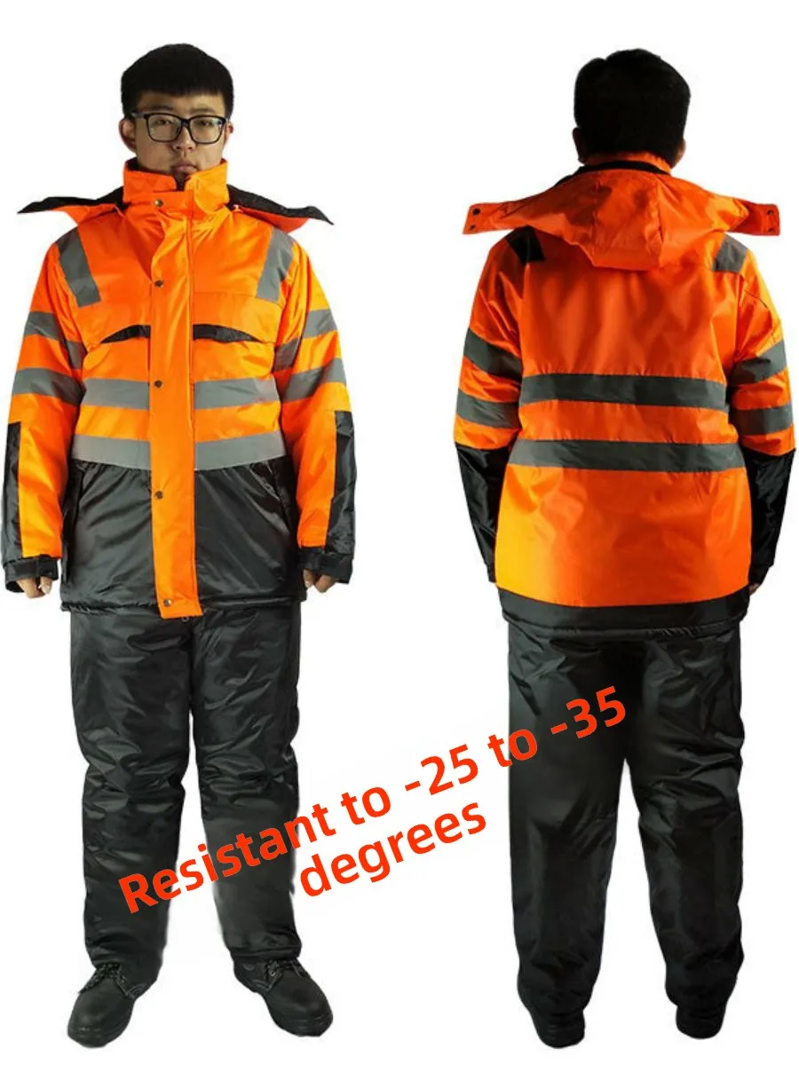 Thiened Cotton Workwear Men's Winter Anti-Wind Waterproof Cold Resistant Fi Hook Cold Storage Protection Clothing Warm Wo...
Thiened Cotton Workwear Men's Winter Anti-Wind Waterproof Cold Resistant Fi Hook Cold Storage Protection Clothing Warm Wo...