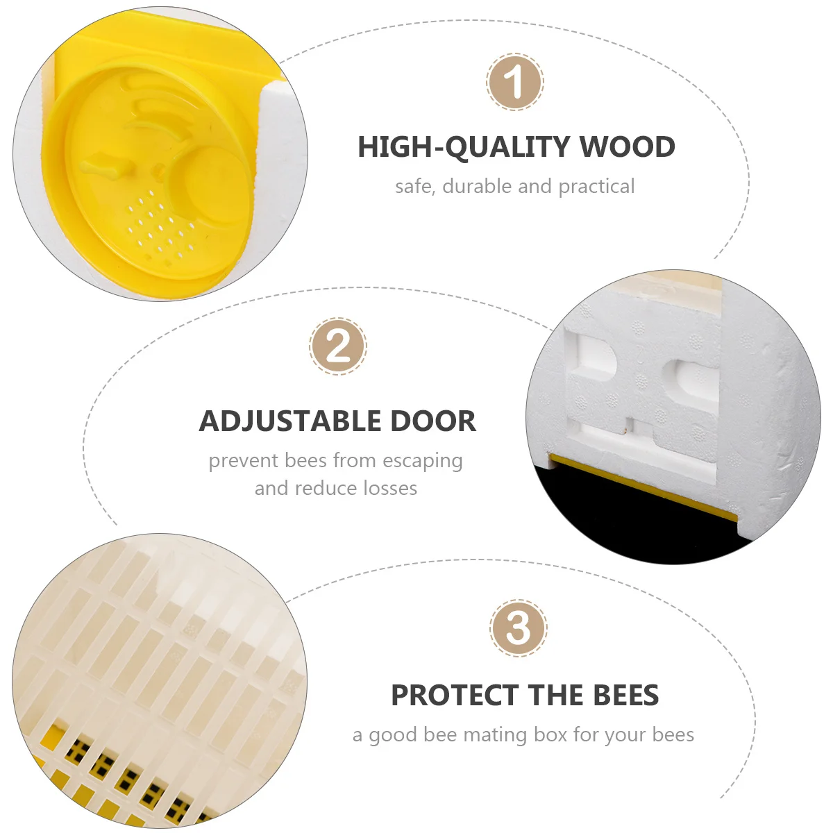 Double Layer Bee Hive Box Sturdy Beekeeping Accessory Tool for Efficient Bee Management and Colony Maintenance Tasks
Double Layer Bee Hive Box Sturdy Beekeeping Accessory Tool for Efficient Bee Management and Colony Maintenance Tasks