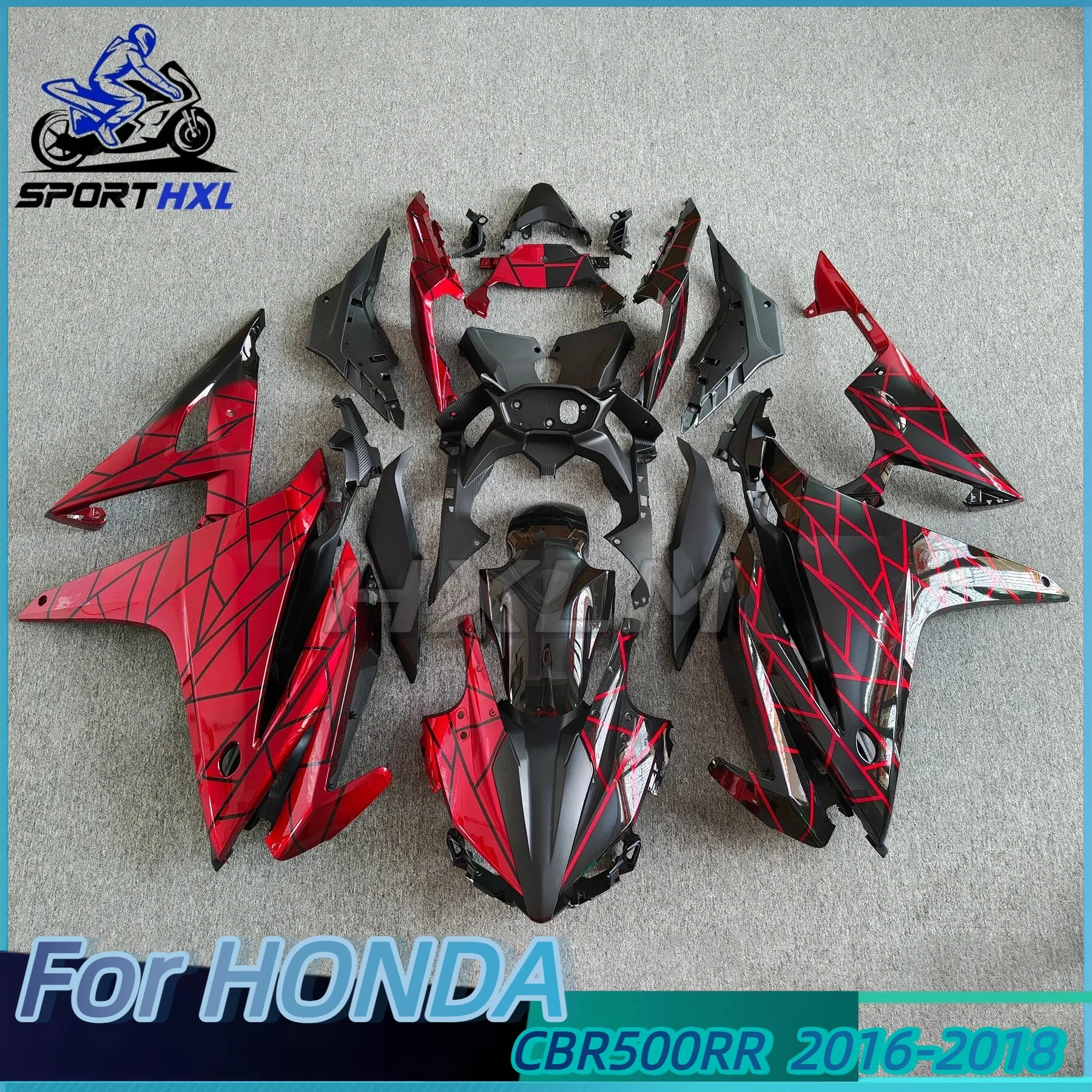 For HONDA CBR500RR 2016 2017 2018 Motorcycle Fairings Full Kit Easy Install Assured Quality CBR 500RR Fairing Kit Matte Black
For HONDA CBR500RR 2016 2017 2018 Motorcycle Fairings Full Kit Easy Install Assured Quality CBR 500RR Fairing Kit Matte Black
