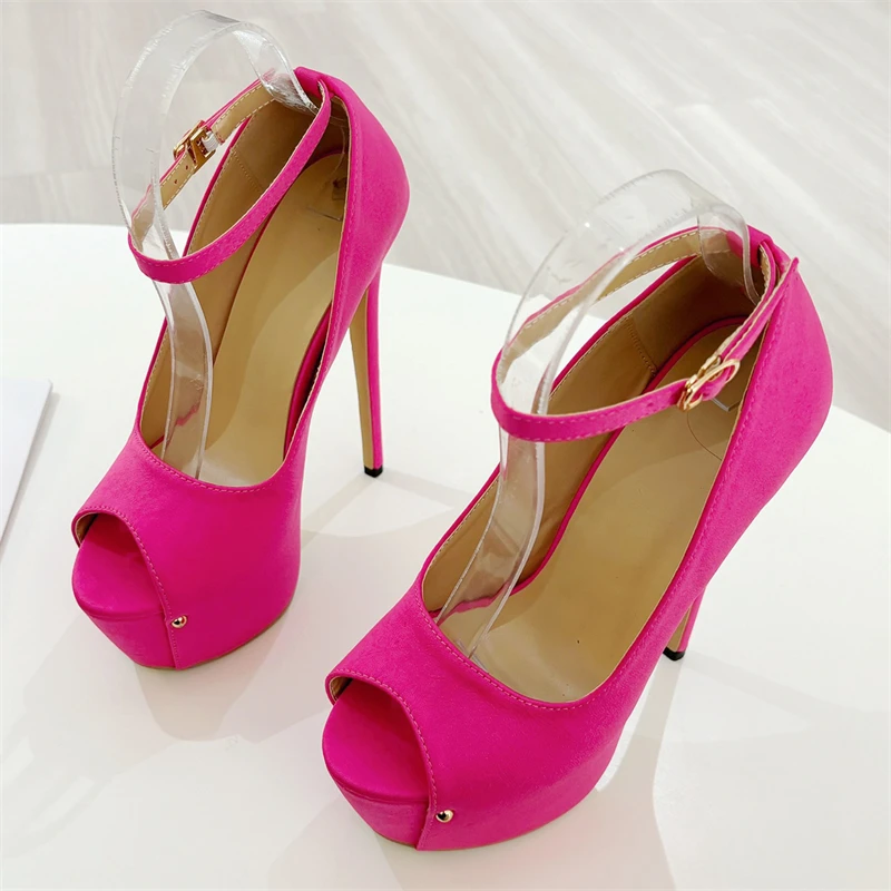 Eilyken Sexy Platform Buckle Strap Women Pumps Street Style Peep Toe Stiletto High Heels Nightclub Stripper Female Shoes
Eilyken Sexy Platform Buckle Strap Women Pumps Street Style Peep Toe Stiletto High Heels Nightclub Stripper Female Shoes