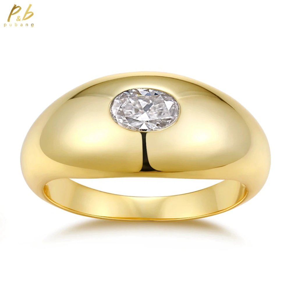 PuBang Fine Jewelry 925 Sterling Silver 3EX VVS1 D Color Oval Cut 4*6 MM Real Moissanite Diamond Gems Vintage Ring for Women
PuBang Fine Jewelry 925 Sterling Silver 3EX VVS1 D Color Oval Cut 4*6 MM Real Moissanite Diamond Gems Vintage Ring for Women