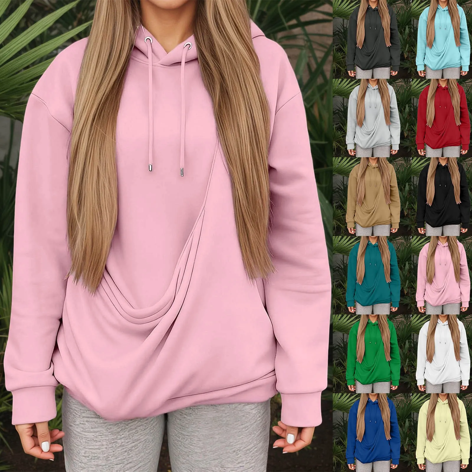 New Women's Hoodie Pet Bag Sports Shirt Pet Cat And Dog Pocket Holder Top Ladies Autumn Winter Solid Color Loose Pullover Tops
New Women's Hoodie Pet Bag Sports Shirt Pet Cat And Dog Pocket Holder Top Ladies Autumn Winter Solid Color Loose Pullover Tops