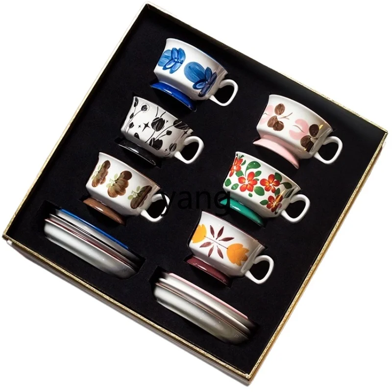 TGF Gift Ceramic Coffee Cup and Saucer Set Fruit Flower Tea Cup Cute Ceramic Cup
TGF Gift Ceramic Coffee Cup and Saucer Set Fruit Flower Tea Cup Cute Ceramic Cup