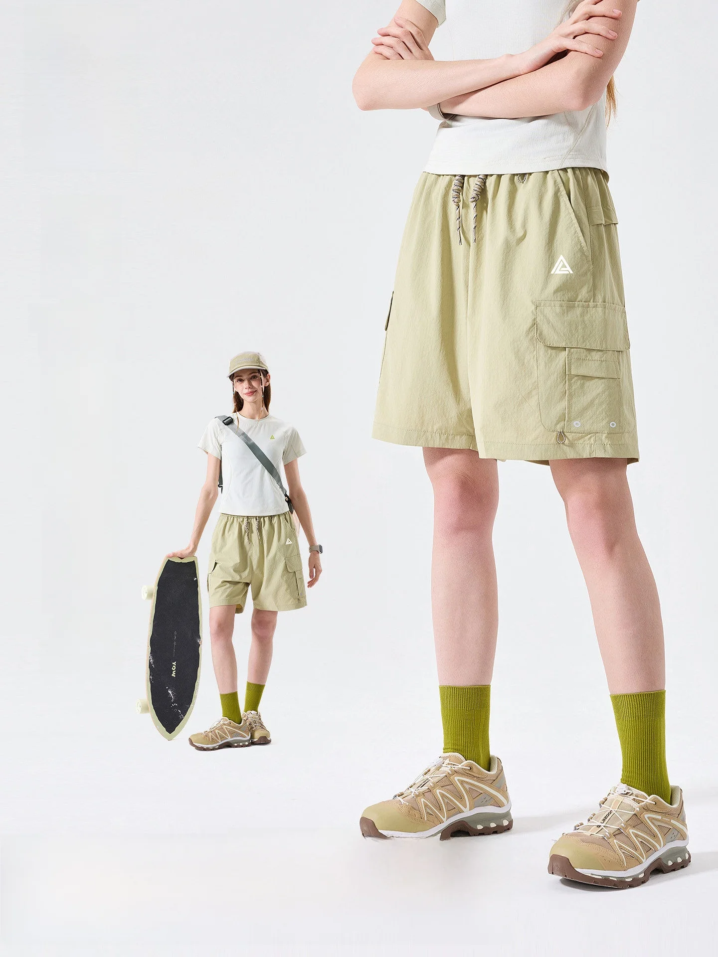 LAZY DAY Outdoor Water-Resistant UV Protection Casual Shorts Women's Summer Wear-Resistant Sports Hiking Five-Quarter Pants
LAZY DAY Outdoor Water-Resistant UV Protection Casual Shorts Women's Summer Wear-Resistant Sports Hiking Five-Quarter Pants
