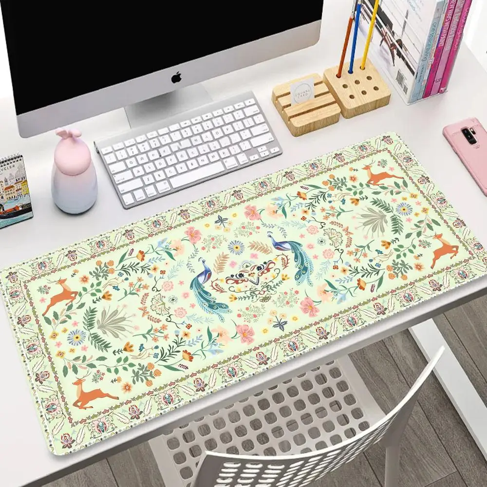 Green flower and bird design mouse pad, Persian-style rubber, anti-slip, durable, washable, high quality
Green flower and bird design mouse pad, Persian-style rubber, anti-slip, durable, washable, high quality