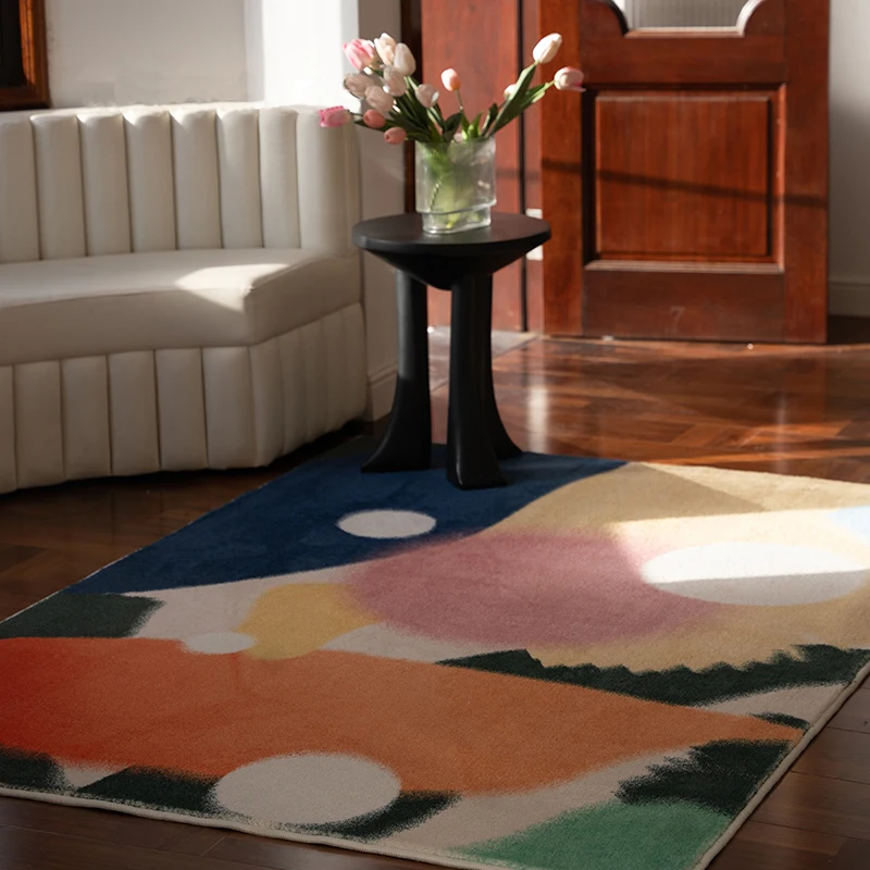 Living Room Carpet Art Abstract Colorblock Graffiti Gradient Bedroom Rugs Fashion Color Geometry Rug Floor Mats Home Decoration
Living Room Carpet Art Abstract Colorblock Graffiti Gradient Bedroom Rugs Fashion Color Geometry Rug Floor Mats Home Decoration