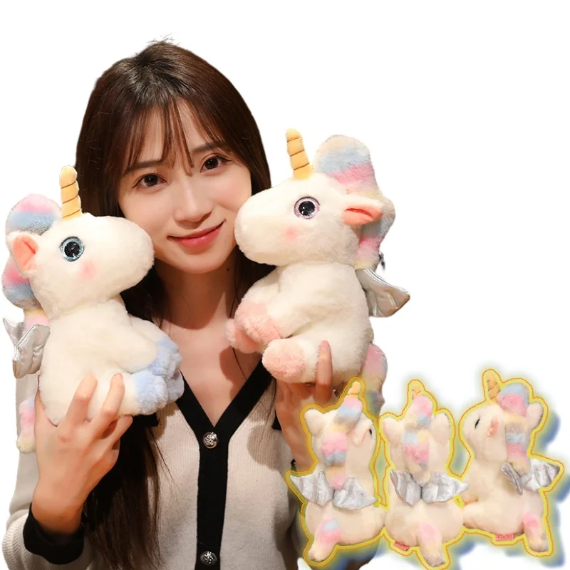 High Quality Dream 25cm Colorful Unicorn Plush Toys Home Decor Children Girls Love Simulation Fly Horse Doll Birthday Gift
High Quality Dream 25cm Colorful Unicorn Plush Toys Home Decor Children Girls Love Simulation Fly Horse Doll Birthday Gift