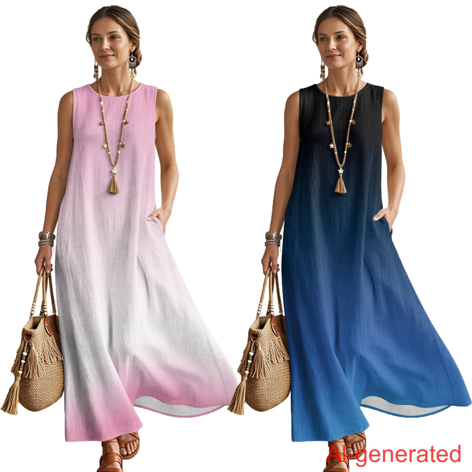 INSTANTARTS Women‘S Imitation Linen Loose Vest Long Skirt Lightweight Soft Breathable Comfortable Summer Vacation Top Choice
INSTANTARTS Women‘S Imitation Linen Loose Vest Long Skirt Lightweight Soft Breathable Comfortable Summer Vacation Top Choice