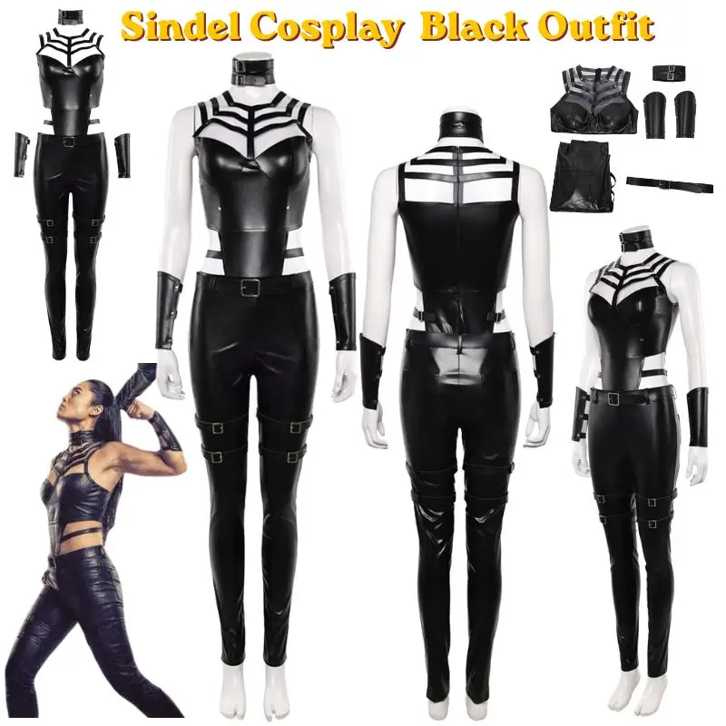 Game Kombat 2 Sindel Women Black Mortal Outfit Cosplay Costume Halloween party Anime Dress Up For Women
Game Kombat 2 Sindel Women Black Mortal Outfit Cosplay Costume Halloween party Anime Dress Up For Women