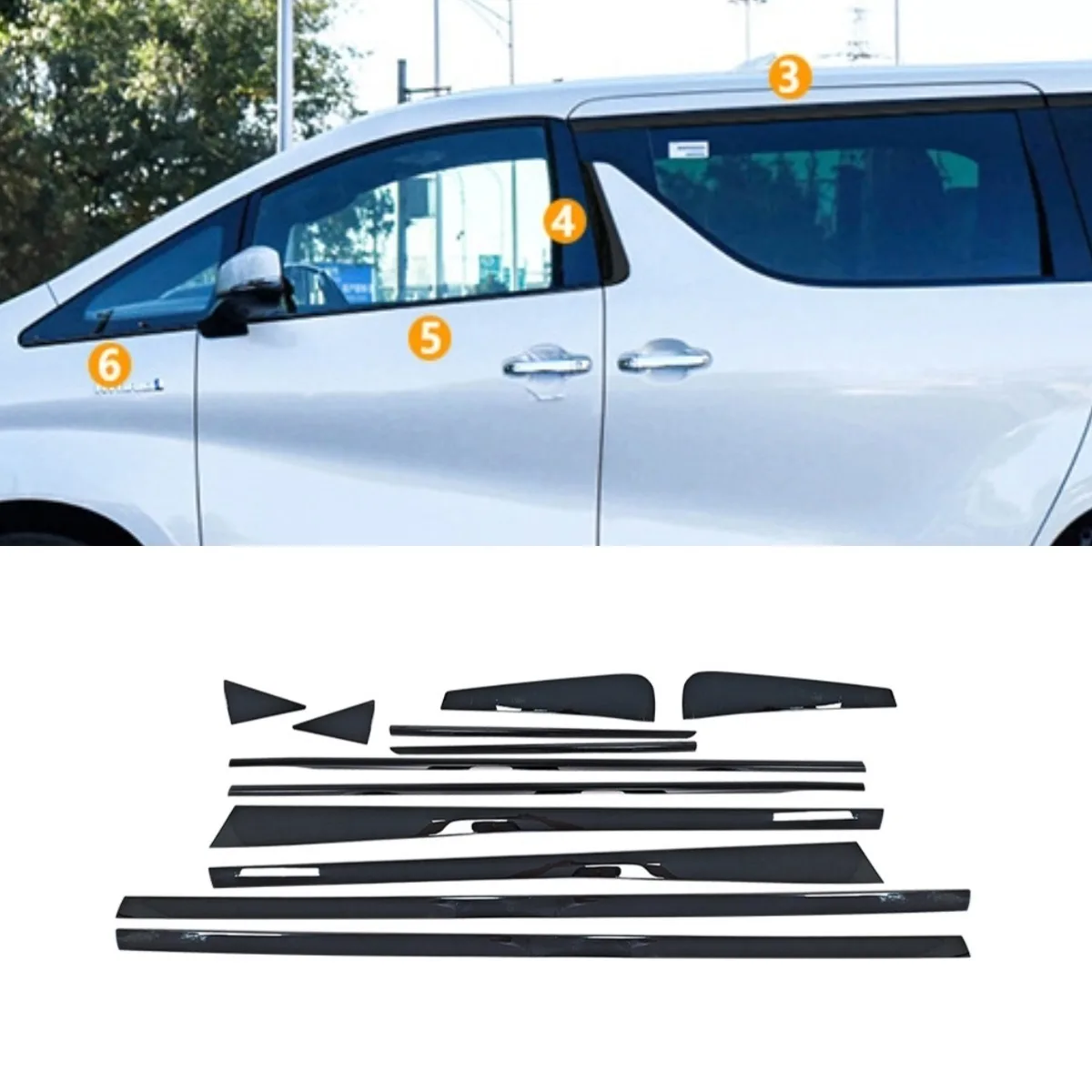 Car Window Decorative Strip Stainless Steel Door Frame Exterior For Tota Alphard Vellfire 2015-2023 Body Kit Car Accessories
Car Window Decorative Strip Stainless Steel Door Frame Exterior For Tota Alphard Vellfire 2015-2023 Body Kit Car Accessories