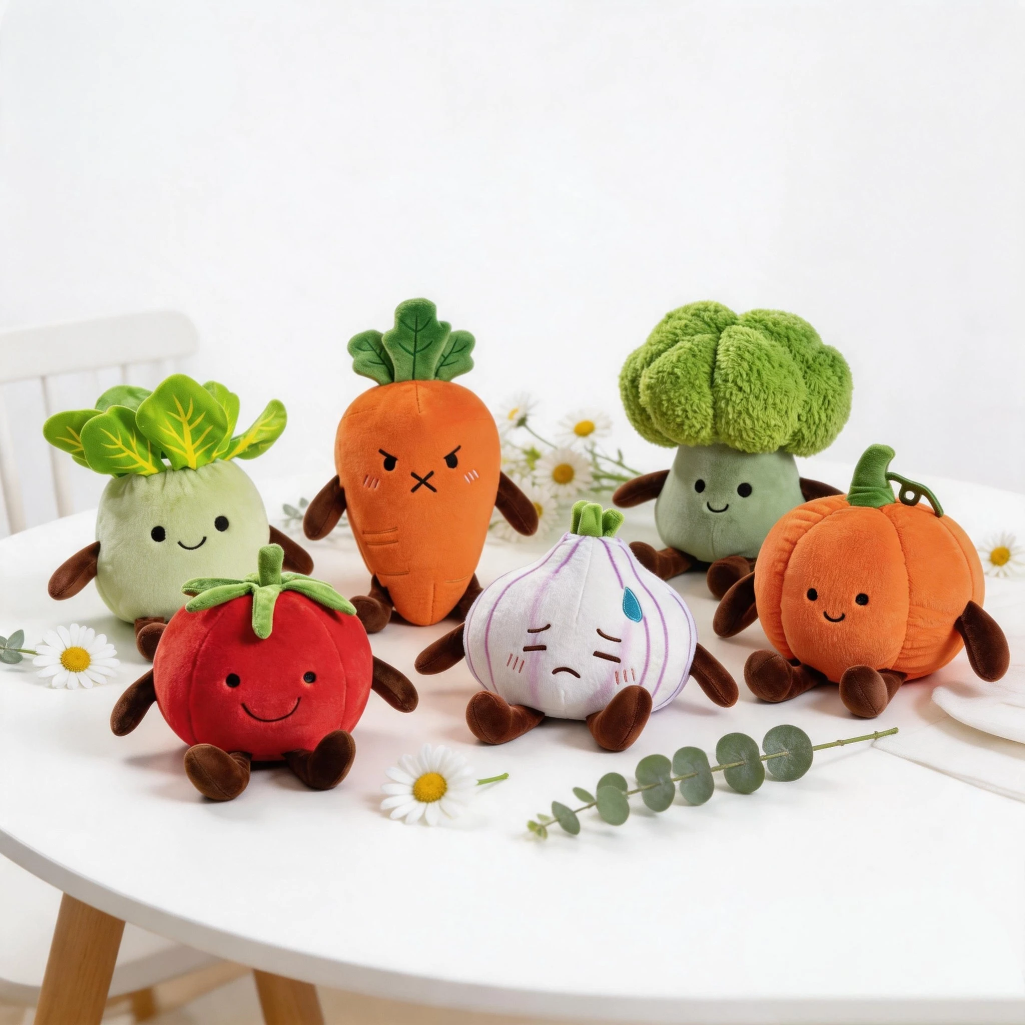 35cm Cute Mushroom Vegetable Plush Toy,Soft Carrot Broccoli Onion Corn Pumpkin Stuffed Pillow,Kawaii Plant Dolls Gifts for Kids
35cm Cute Mushroom Vegetable Plush Toy,Soft Carrot Broccoli Onion Corn Pumpkin Stuffed Pillow,Kawaii Plant Dolls Gifts for Kids