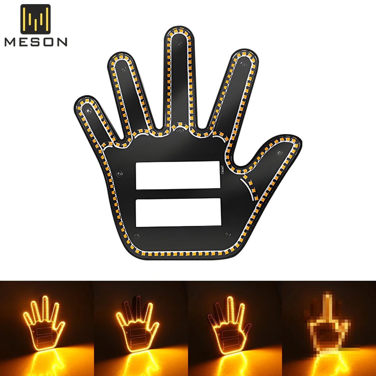 3/4 Light Modes Car Middle Finger Gesture Light Funny LED Hand Gesture Sign Warning Lamp Car Rear Window Decorative Light Remote
3/4 Light Modes Car Middle Finger Gesture Light Funny LED Hand Gesture Sign Warning Lamp Car Rear Window Decorative Light Remote