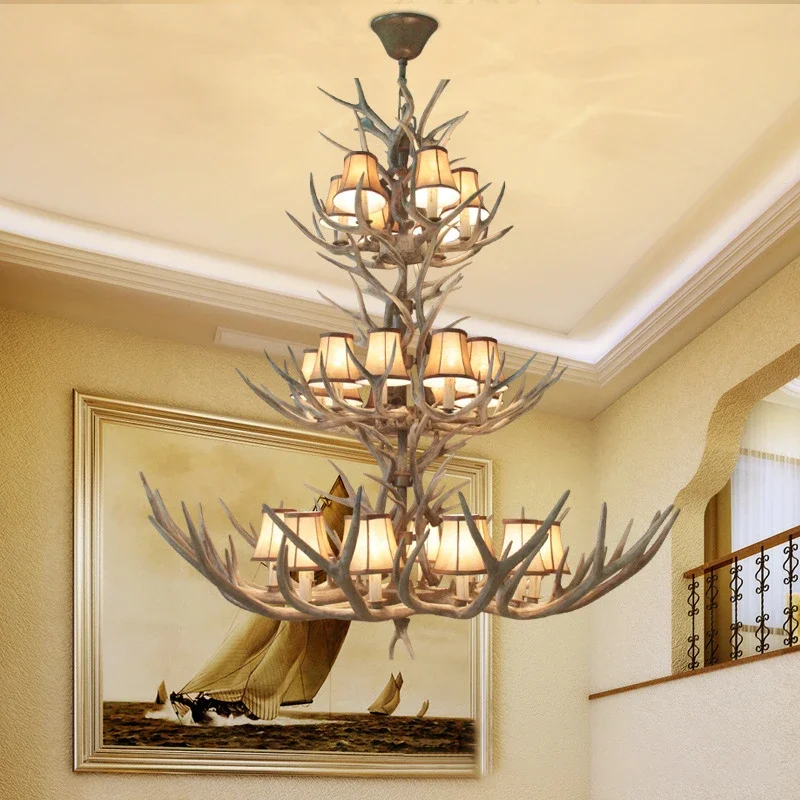KARLOS American Retro Deer Antlers Chandelier Hotel Lobby Cafe Shop Clothing Exhibition Hall Villa Clubh Homestay Pendant light
KARLOS American Retro Deer Antlers Chandelier Hotel Lobby Cafe Shop Clothing Exhibition Hall Villa Clubh Homestay Pendant light