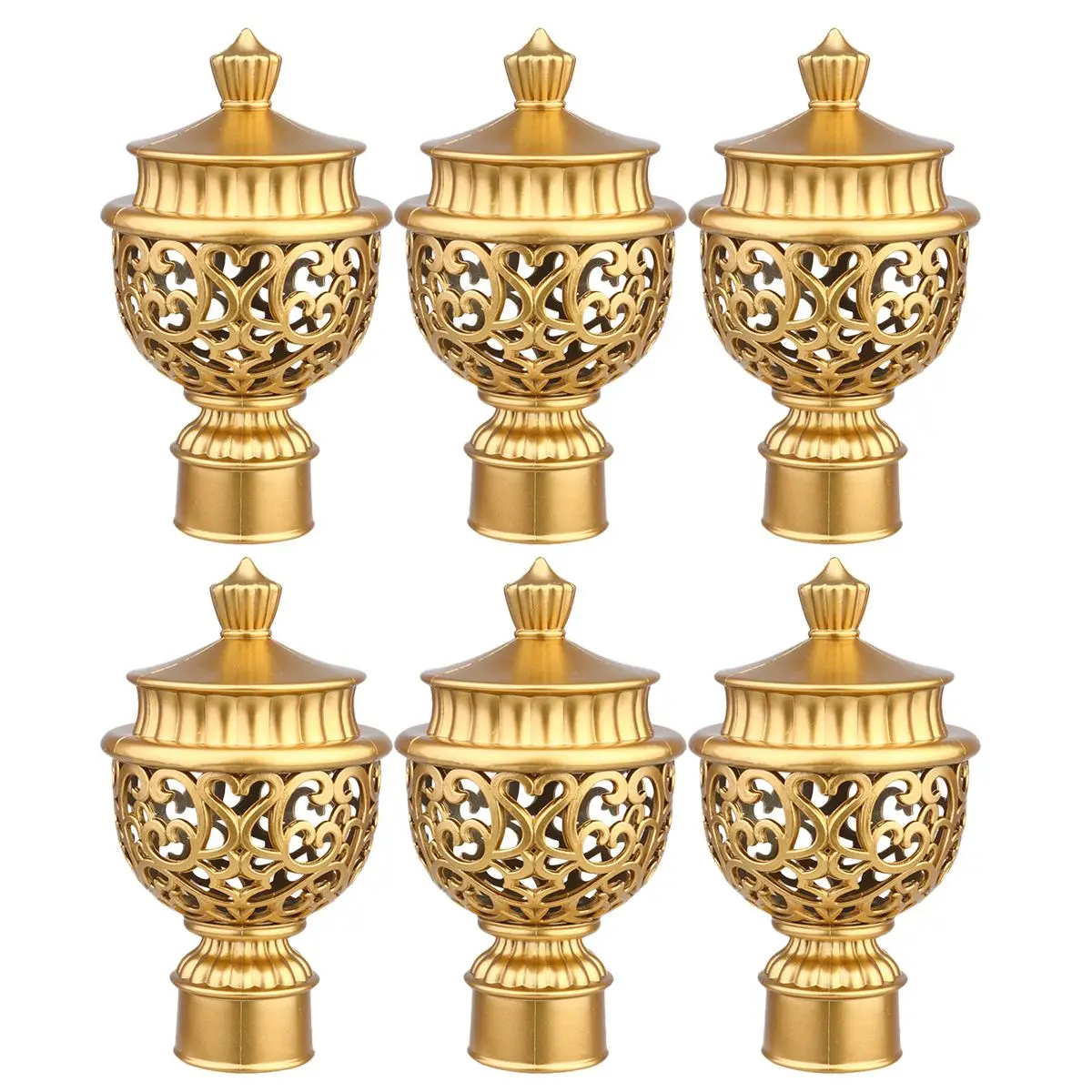 Curtain Rod End Decorative Finial Cap Pole Hollow Plug Rail Hole Fittings Bracket Caps Ends Closing Window Fitting Rods
Curtain Rod End Decorative Finial Cap Pole Hollow Plug Rail Hole Fittings Bracket Caps Ends Closing Window Fitting Rods