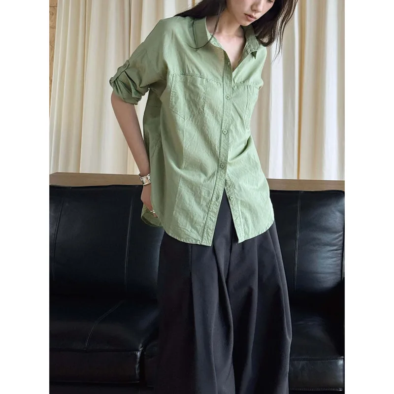 Summer Deconstructed Patchwork Shirts, Turn Down Collar Pocket 100% Cotton Korean Casual Shirts
Summer Deconstructed Patchwork Shirts, Turn Down Collar Pocket 100% Cotton Korean Casual Shirts