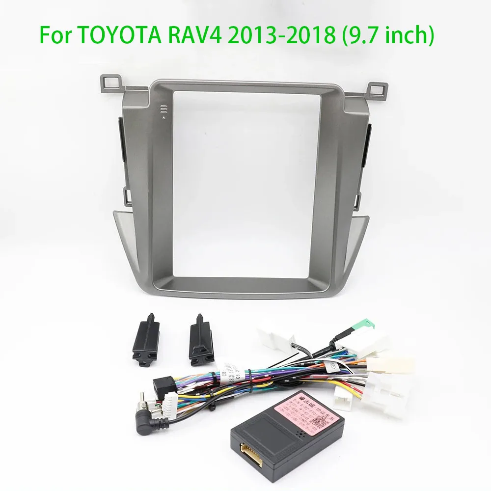 Tesla Screen 9.7 Inch Adapter Car Radio DVD Player Fascias Frame For TOYOTA RAV4 2013-2018 Android Dash Fitting Panel Kit
Tesla Screen 9.7 Inch Adapter Car Radio DVD Player Fascias Frame For TOYOTA RAV4 2013-2018 Android Dash Fitting Panel Kit