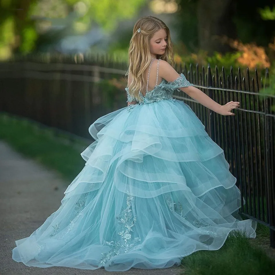 Blue Flower Girl Dress Sleeveless Sling Sequins Decals Princess First Communion Dresses Wedding Dance Party Dream Kids Gift
Blue Flower Girl Dress Sleeveless Sling Sequins Decals Princess First Communion Dresses Wedding Dance Party Dream Kids Gift