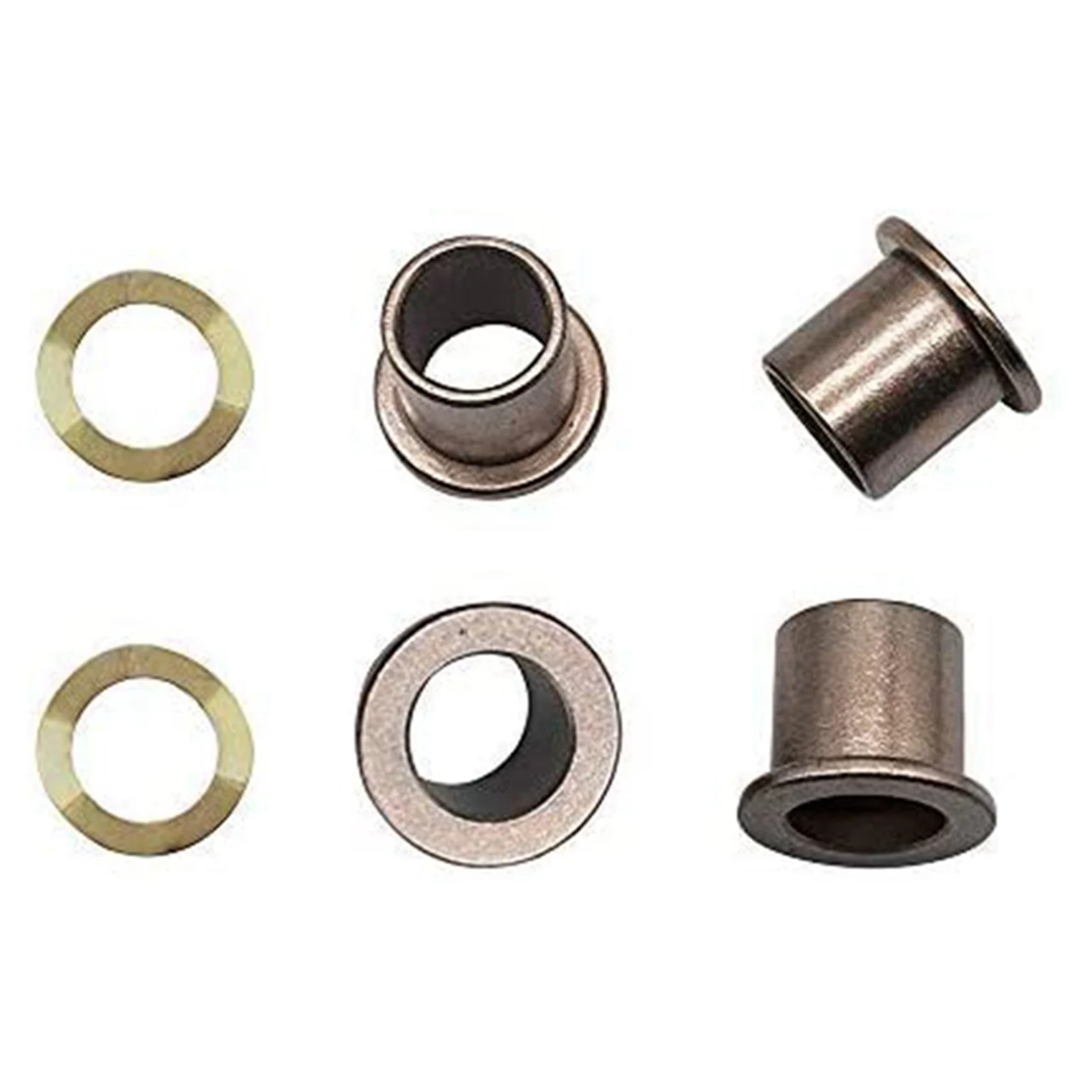 A89E-2 Set Spindle Bushings Upper And Lower Bushings Bronze, King Pin Wave Washer, For Club Car Precedent Golf Carts
A89E-2 Set Spindle Bushings Upper And Lower Bushings Bronze, King Pin Wave Washer, For Club Car Precedent Golf Carts