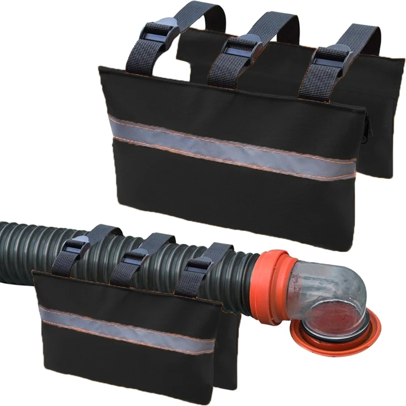 Upgrade RV Trailer Sewer Hose Weight Bag with Reflective Safety Strips Heavy Duty Sewer Hose Support Weight Bag Simple Install
Upgrade RV Trailer Sewer Hose Weight Bag with Reflective Safety Strips Heavy Duty Sewer Hose Support Weight Bag Simple Install