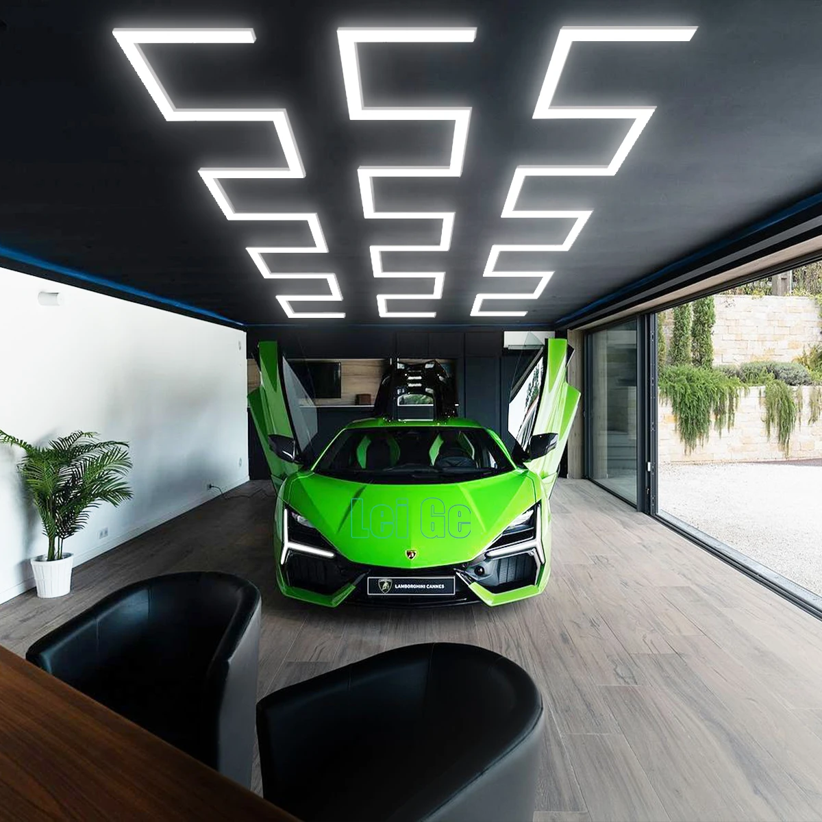 Hexagon LED Garage Light 110-240V 6500K Honeycomb Ceiling LED Lighting Tube for Car Detailing Shop Barbershop Gym Car Wash Room
Hexagon LED Garage Light 110-240V 6500K Honeycomb Ceiling LED Lighting Tube for Car Detailing Shop Barbershop Gym Car Wash Room