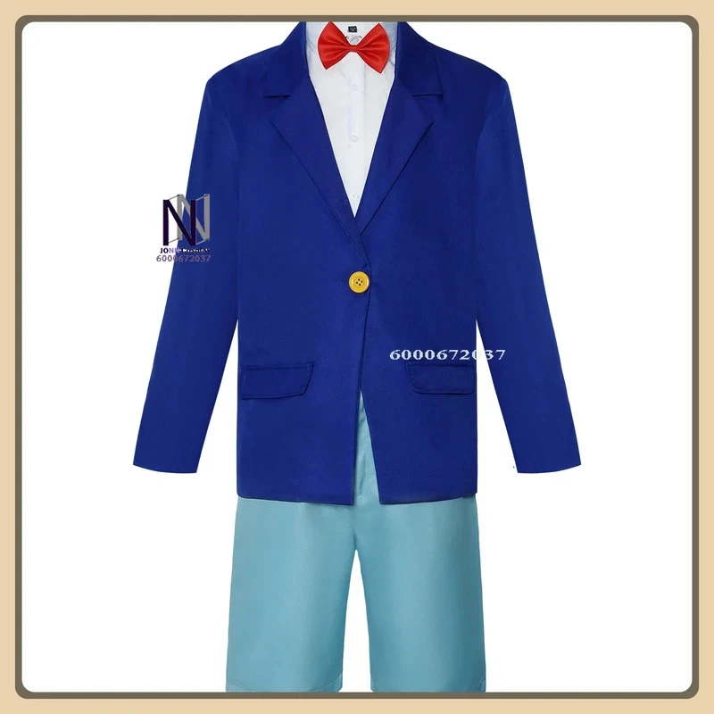 ABC123Anime Character Conan Cosplay Costume Blue Jacket Tie Uniform Full Set High Quality Comic Con Party Anime Outfit x,3;b'2.
ABC123Anime Character Conan Cosplay Costume Blue Jacket Tie Uniform Full Set High Quality Comic Con Party Anime Outfit x,3;b'2.
