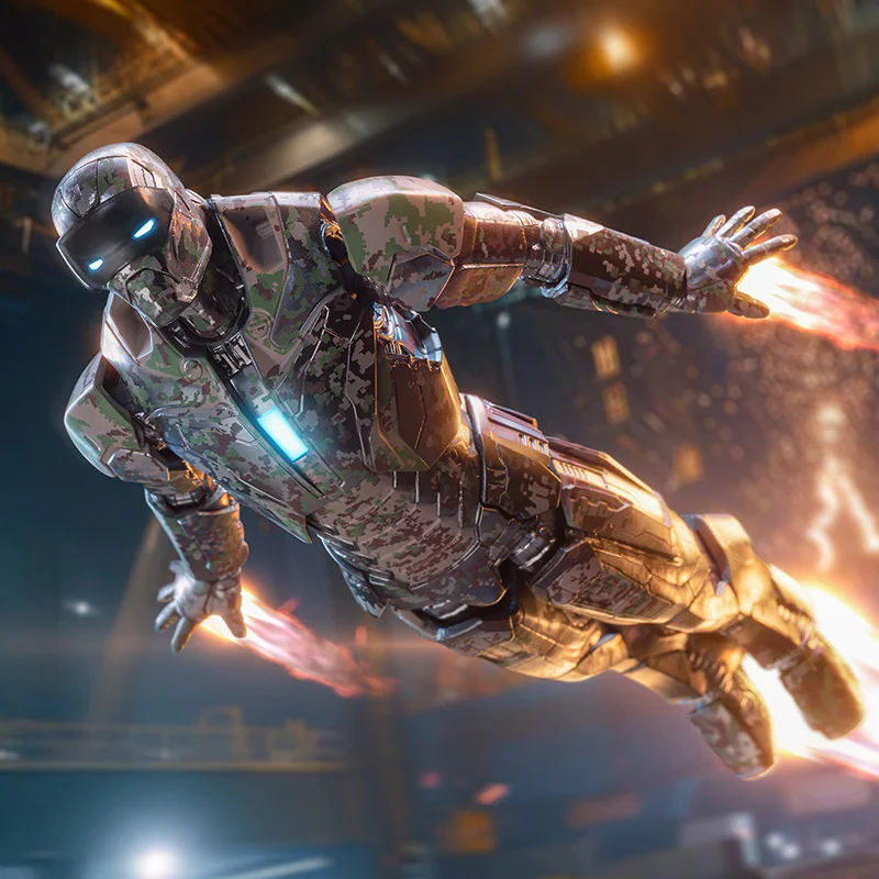 ZD Toys Original Iron Man MK23 Action Figure Tony Stark Mecha Model Movable Anime Avengers Collection Toy Boy Birthday Gifts
ZD Toys Original Iron Man MK23 Action Figure Tony Stark Mecha Model Movable Anime Avengers Collection Toy Boy Birthday Gifts