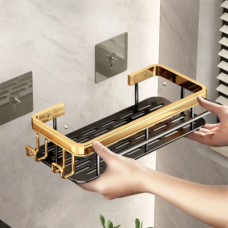 Light Luxury Punch-free Toilet Rack Bathroom Toilet Washstand Supplies Wall Wall-mounted Storage Rack Accessories Shelf Set
Light Luxury Punch-free Toilet Rack Bathroom Toilet Washstand Supplies Wall Wall-mounted Storage Rack Accessories Shelf Set