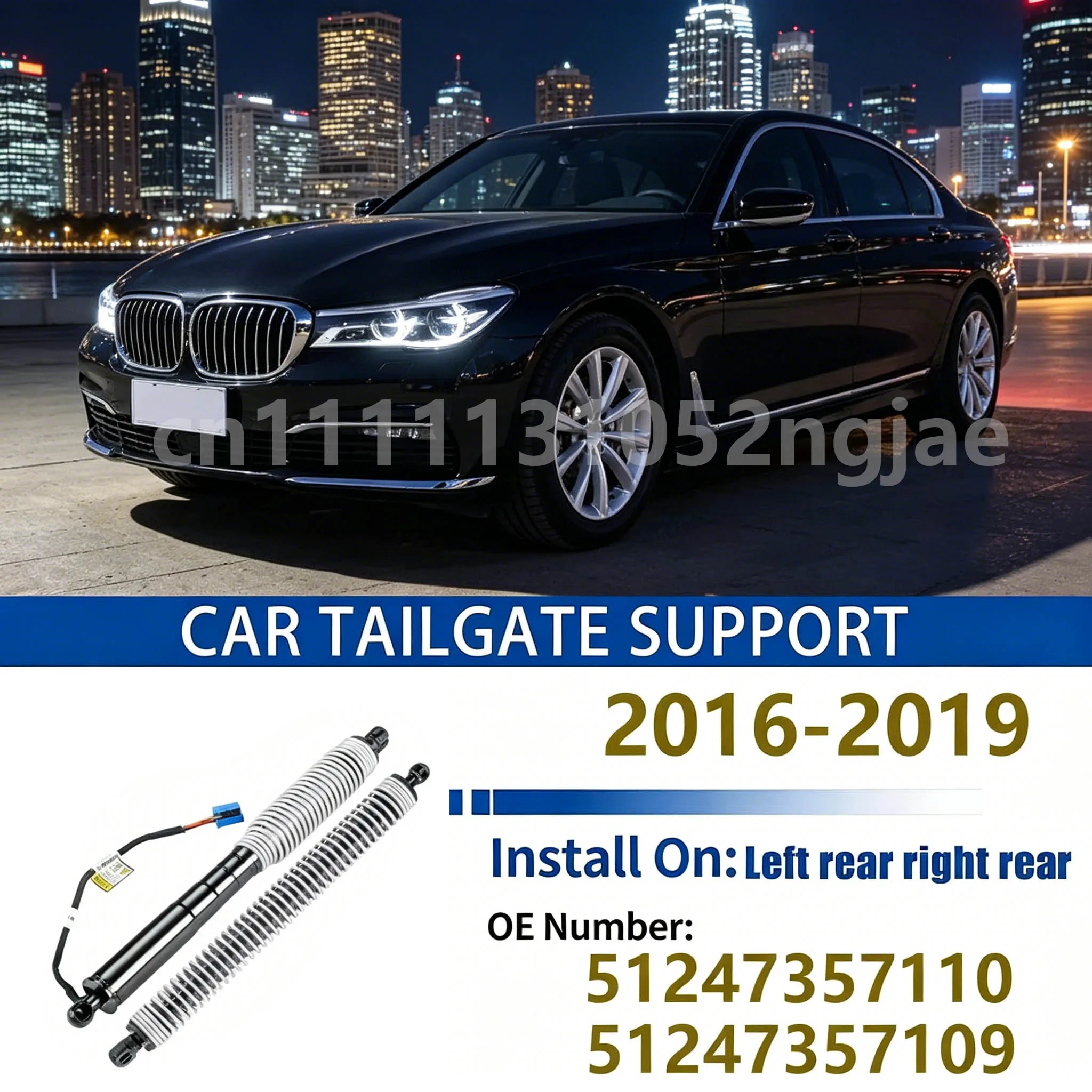 For BMW 7 Series G11 G12 2016-2019 Rear Tailgate Power Lift Support Electric Trunk Hatch Strut 51247357109 51247357110
For BMW 7 Series G11 G12 2016-2019 Rear Tailgate Power Lift Support Electric Trunk Hatch Strut 51247357109 51247357110