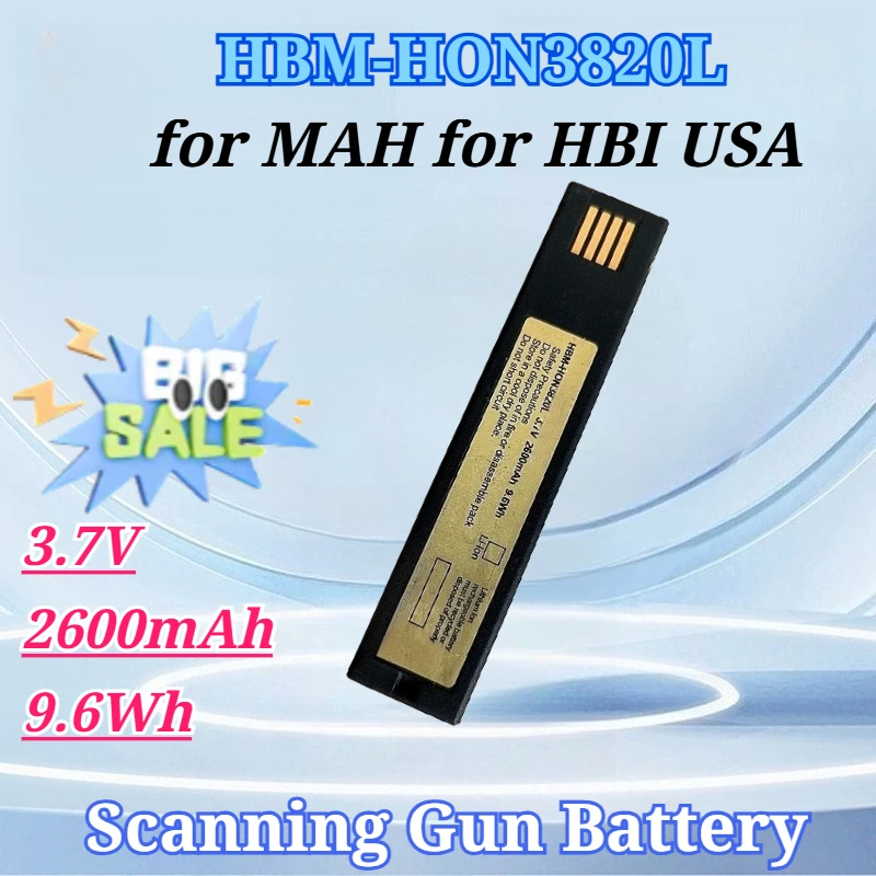 3.7V 2600mAh 9.6Wh for HBM-HON3820L for MAH for HBI USA Scanner Battery
3.7V 2600mAh 9.6Wh for HBM-HON3820L for MAH for HBI USA Scanner Battery
