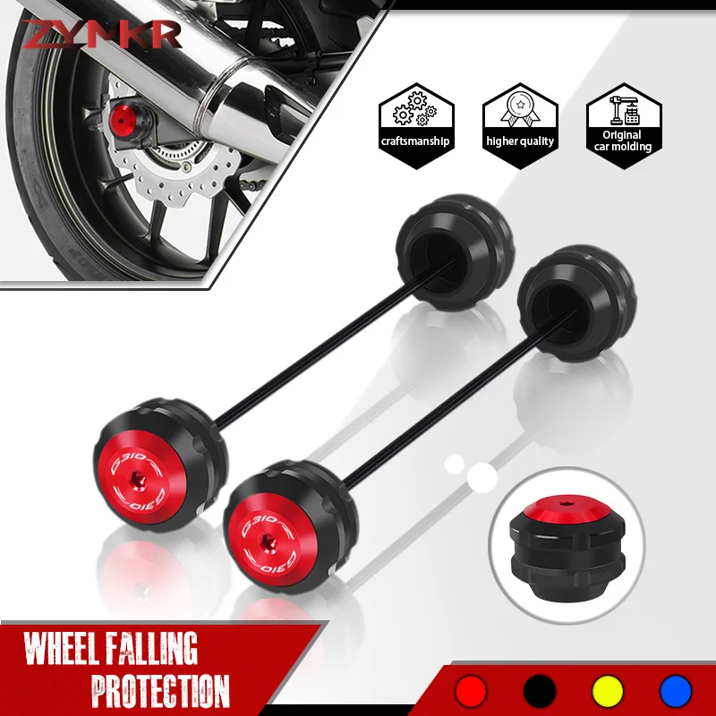 For G310GS G310R 2017-2022 Front Rear Wheel Axle Fork Crash Sliders Cap g310r g310gs Motorcycle Wheel Falling Protector Pad
For G310GS G310R 2017-2022 Front Rear Wheel Axle Fork Crash Sliders Cap g310r g310gs Motorcycle Wheel Falling Protector Pad