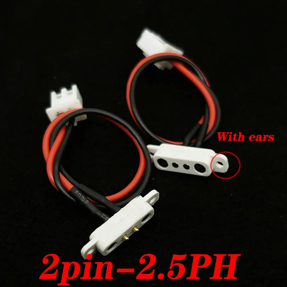 2.54/4.0 MM Pitch High Current 2A Magnetic Pogo Pin Connector 2 Pin Male Female XH2.54 wire
2.54/4.0 MM Pitch High Current 2A Magnetic Pogo Pin Connector 2 Pin Male Female XH2.54 wire