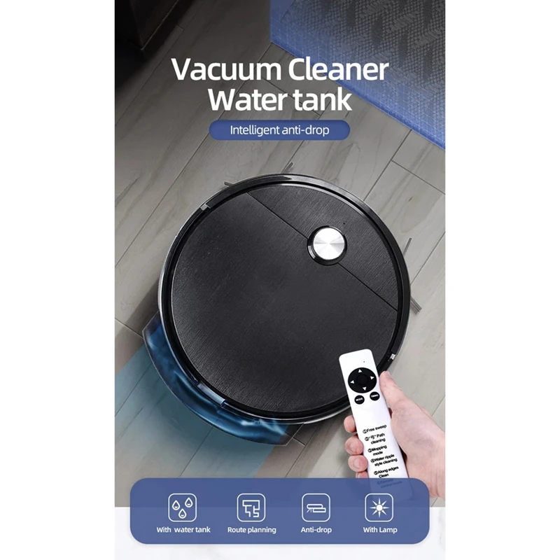 Intelligent Sweeping Robot with Water Tank, Anti-, Low Noise, Suitable for Daily Cleaning-VVBC
Intelligent Sweeping Robot with Water Tank, Anti-, Low Noise, Suitable for Daily Cleaning-VVBC