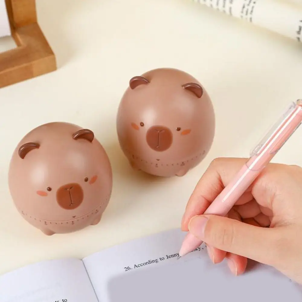Baking Reminder Cartoon Capybara Timer Cute Funny Animal Timer Plastic Mechanical Kitchen Timer Children & Adult
Baking Reminder Cartoon Capybara Timer Cute Funny Animal Timer Plastic Mechanical Kitchen Timer Children & Adult