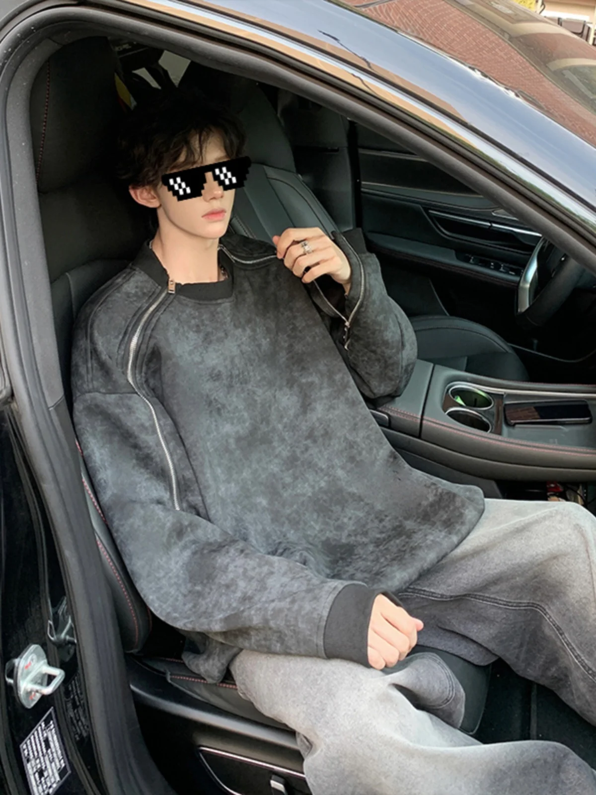 Cleanfit Trendy Brand Men's Spring Autumn round Neck Sweatshirt Double Zipper Dyeing Casual Loose Fit Fashion Outerwear
Cleanfit Trendy Brand Men's Spring Autumn round Neck Sweatshirt Double Zipper Dyeing Casual Loose Fit Fashion Outerwear