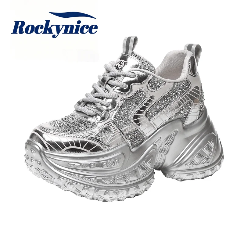 9CM Air Mesh Synthetic Leather Chunky Sneakers New 2025 Autumn Bling Sports Leisure Shoes High Platform Wedges Casual Dad Shoes
9CM Air Mesh Synthetic Leather Chunky Sneakers New 2025 Autumn Bling Sports Leisure Shoes High Platform Wedges Casual Dad Shoes