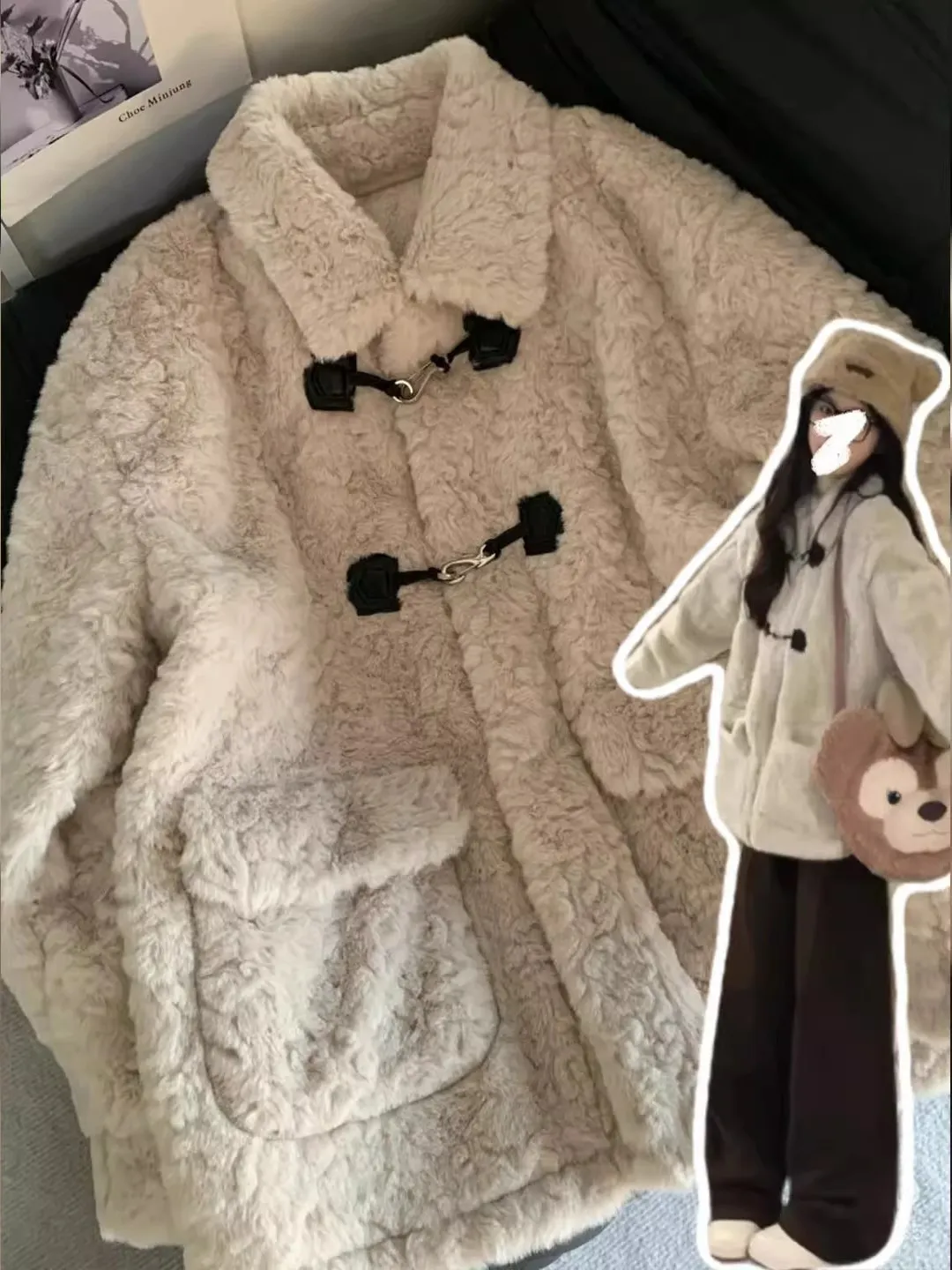 Утепленное пальто из овечьей шерсти для женщин, осенне-зимнее, в корейском стиле, модное, на плюшевой подкладке, с длинными рукавами, стандартного кроя, для повседневной носки
Утепленное пальто из овечьей шерсти для женщин, осенне-зимнее, в корейском стиле, модное, на плюшевой подкладке, с длинными рукавами, стандартного кроя, для повседневной носки