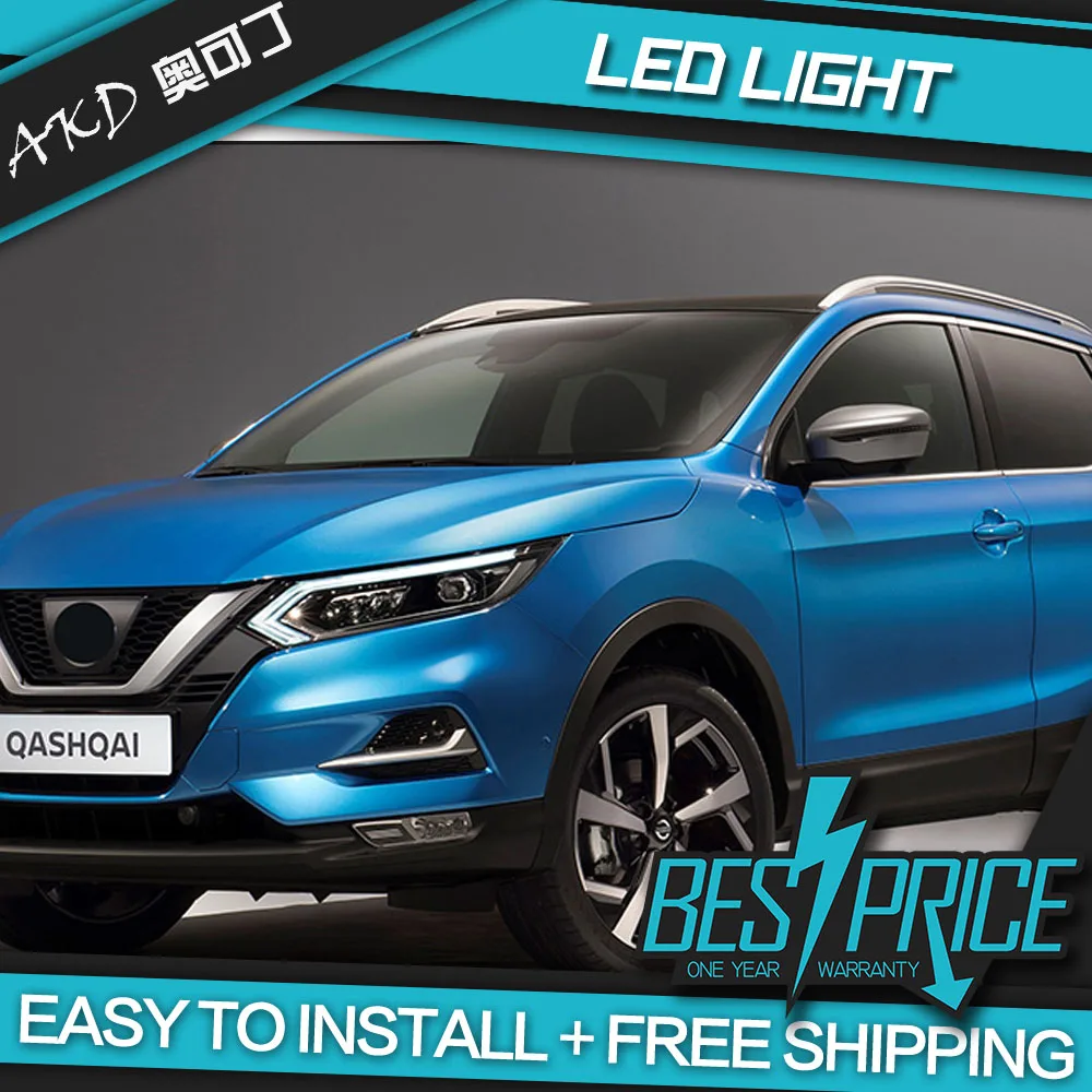 AKD tuning cars Headlight for Dualis Headlight 2019-2020 New Qashqai LED Headlight DRL LED Projector Len Signal light angel eyes
AKD tuning cars Headlight for Dualis Headlight 2019-2020 New Qashqai LED Headlight DRL LED Projector Len Signal light angel eyes