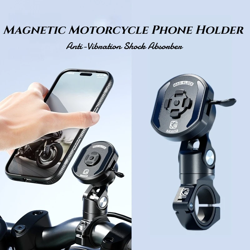 Magnetic Scooter Motorcycle Phone Holder Anti-Vibration Shock Absorber CNC Aluminum Phone MountQuick Release Stand for IPhone
Magnetic Scooter Motorcycle Phone Holder Anti-Vibration Shock Absorber CNC Aluminum Phone MountQuick Release Stand for IPhone