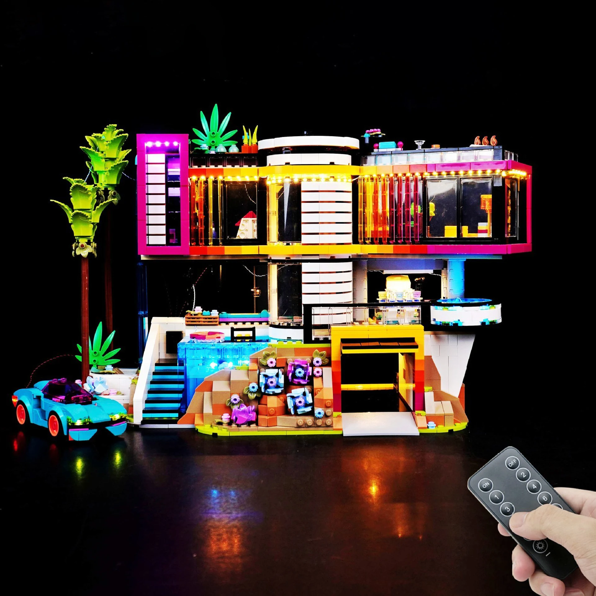 DIY LED Light Kit Luxury Villa Building LED Kit Remote Light Set for 42639 Modern House Model (Lights Only)
DIY LED Light Kit Luxury Villa Building LED Kit Remote Light Set for 42639 Modern House Model (Lights Only)