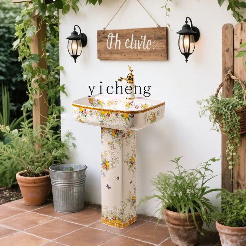 XL column type washbasin courtyard column basin floor type outdoor garden sink
XL column type washbasin courtyard column basin floor type outdoor garden sink