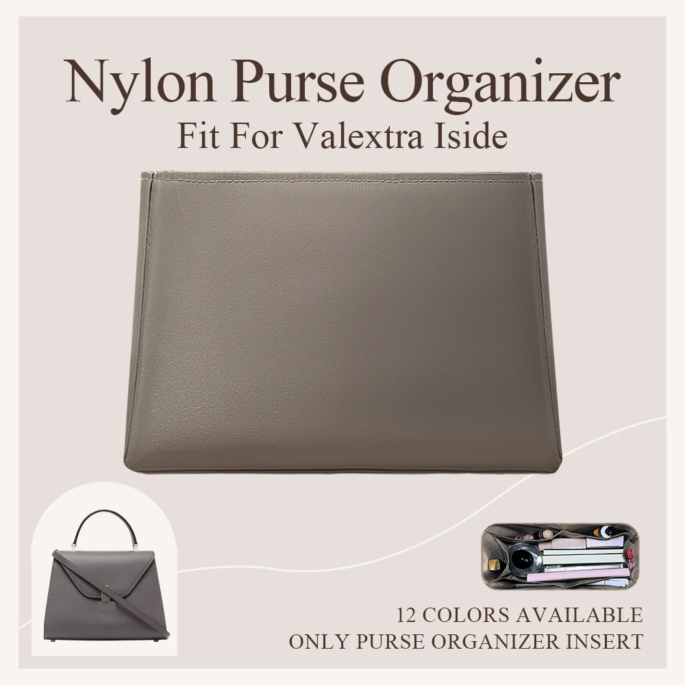 Nylon Purse Organizer Insert Fit for Valextra Iside Handbag Lightweight Inner Liner Bag Inside Storage Bag Organizer Insert
Nylon Purse Organizer Insert Fit for Valextra Iside Handbag Lightweight Inner Liner Bag Inside Storage Bag Organizer Insert