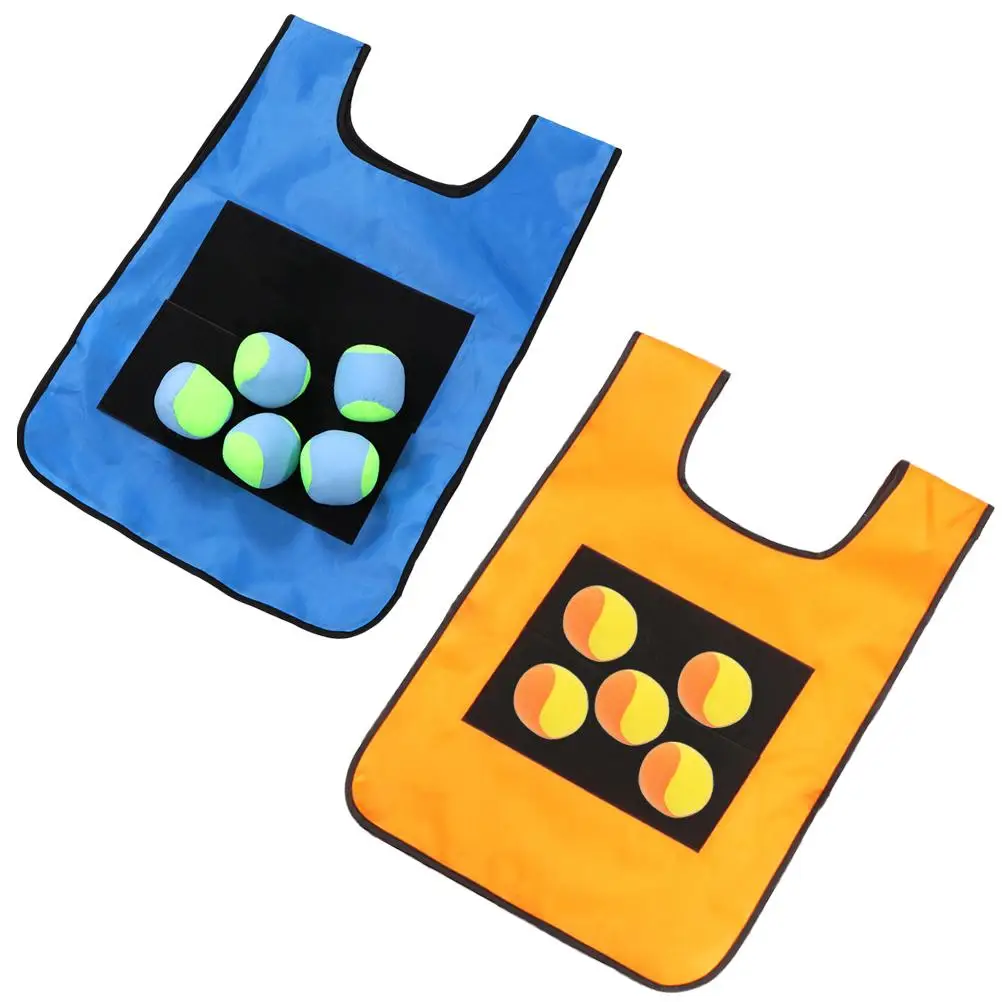 Sticky Ball Vest Toy Set Safe Flexible Balls for Kids Garden Outdoor Parent Children Activity
Sticky Ball Vest Toy Set Safe Flexible Balls for Kids Garden Outdoor Parent Children Activity