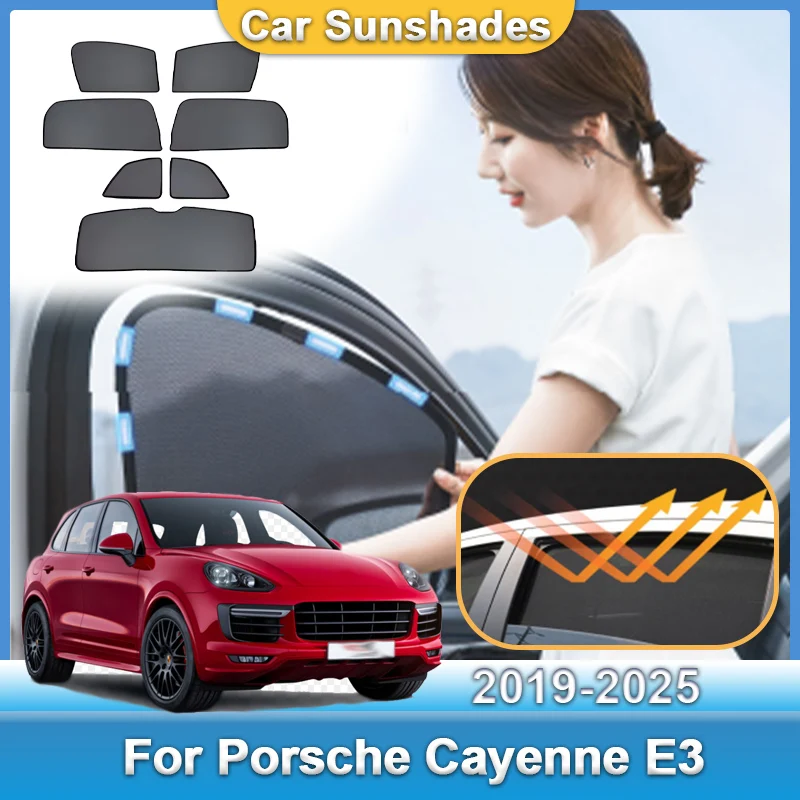 Mesh Sun Visor For Porsche Cayenne E3 2019~2025 2021 2022 2023 Side Car Windows Sunshade Shading Shade Curtains Car Accessories
Mesh Sun Visor For Porsche Cayenne E3 2019~2025 2021 2022 2023 Side Car Windows Sunshade Shading Shade Curtains Car Accessories